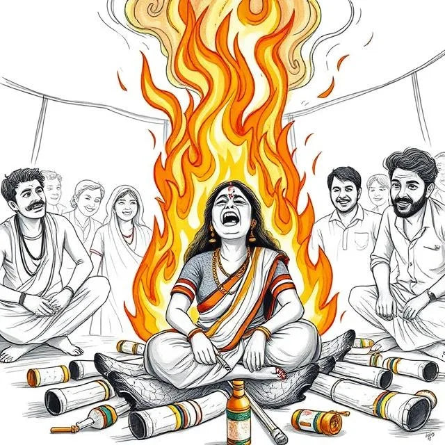 होलिका- पितृसत्ता का उन्मादी नृत्य – नीलिमा चौहान