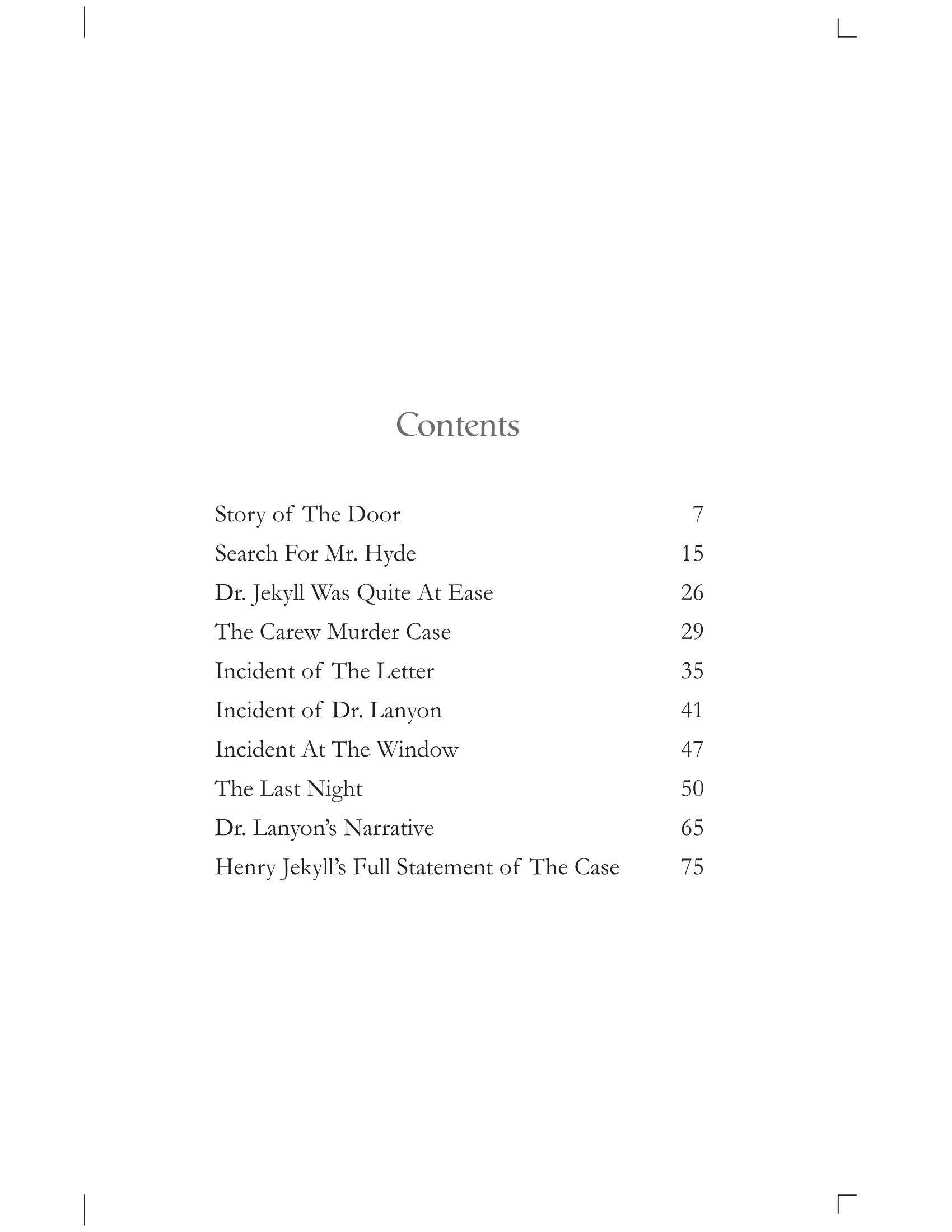 The Strange Case Of Dr.Jekyll By Robert Louis Stevenson
