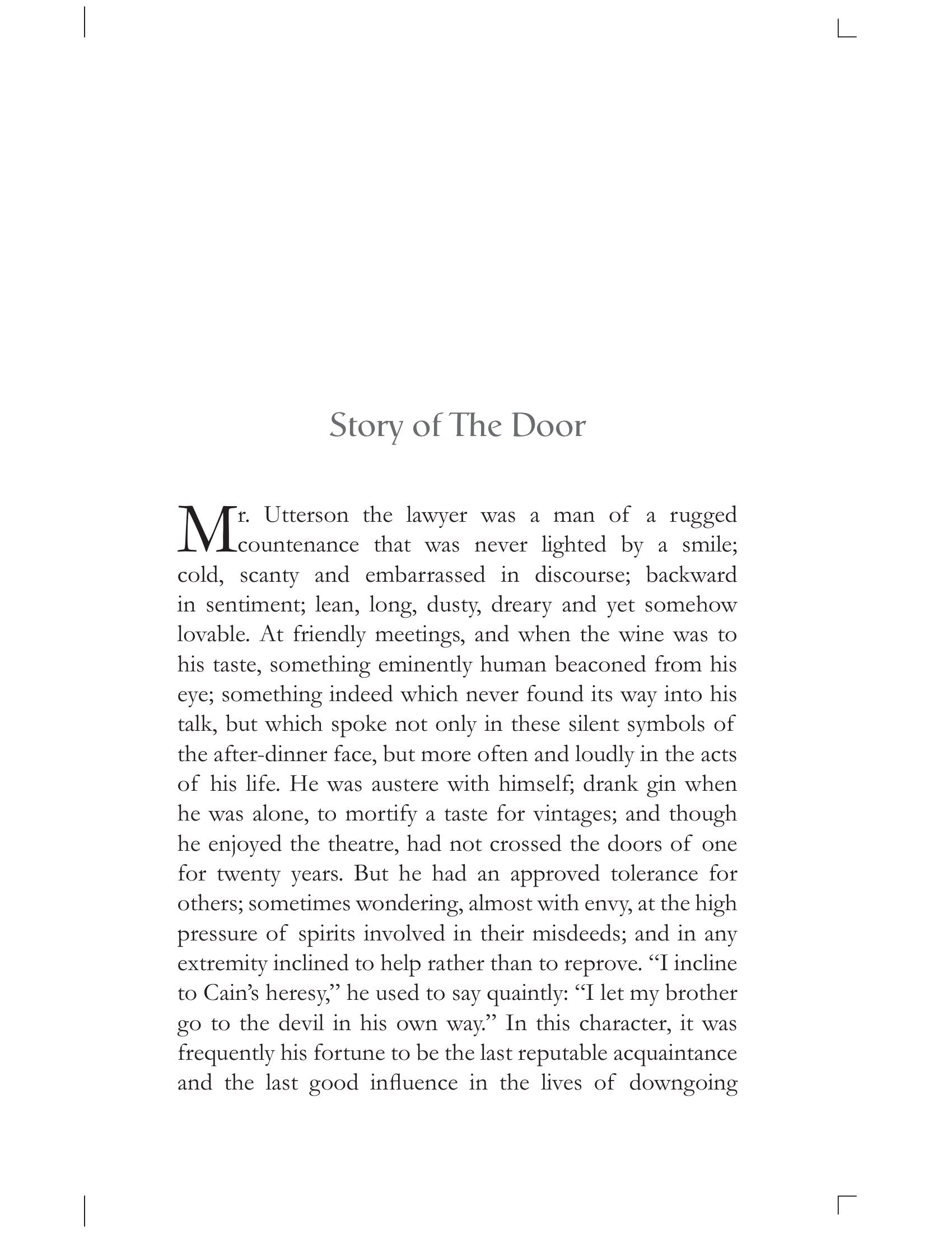 The Strange Case Of Dr.Jekyll By Robert Louis Stevenson