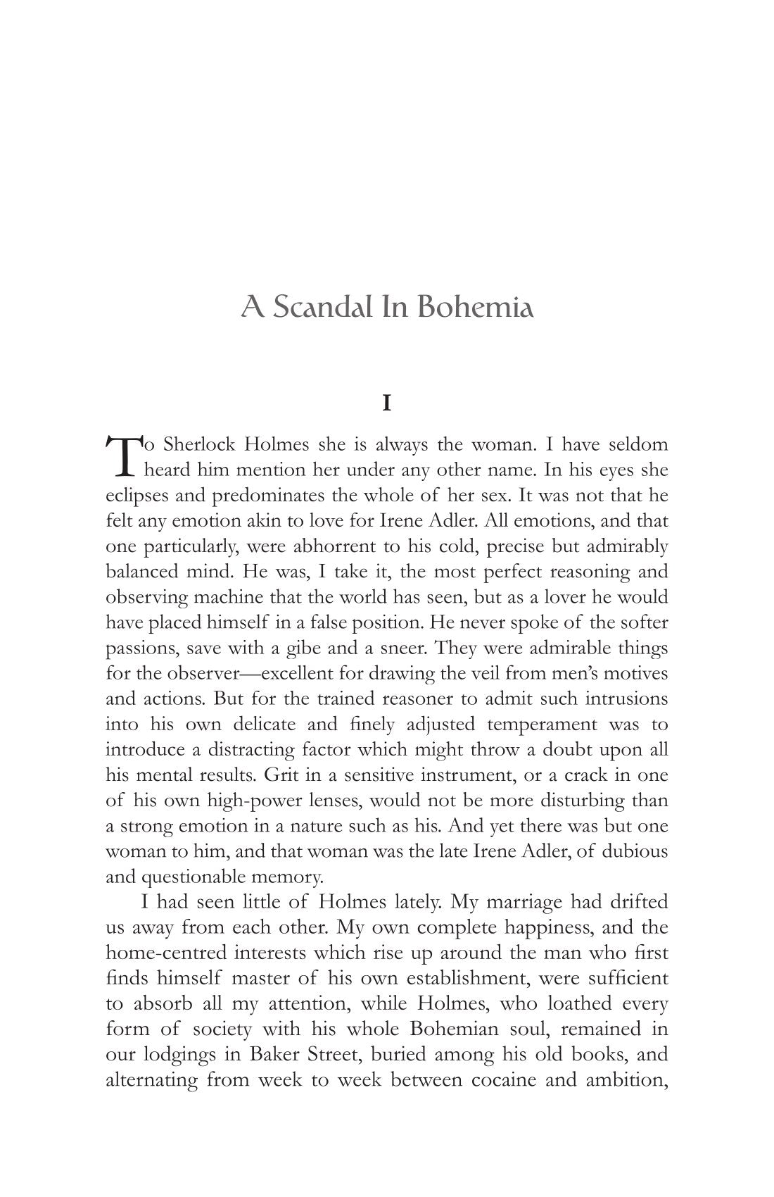 The Adventures Of Sherlock Holmes By Arthur Conan Doyle