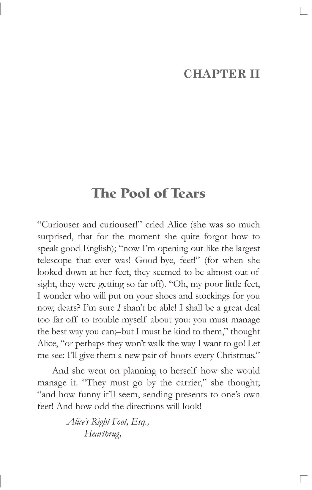 Alice in Wonderland By Lewis Carroll
