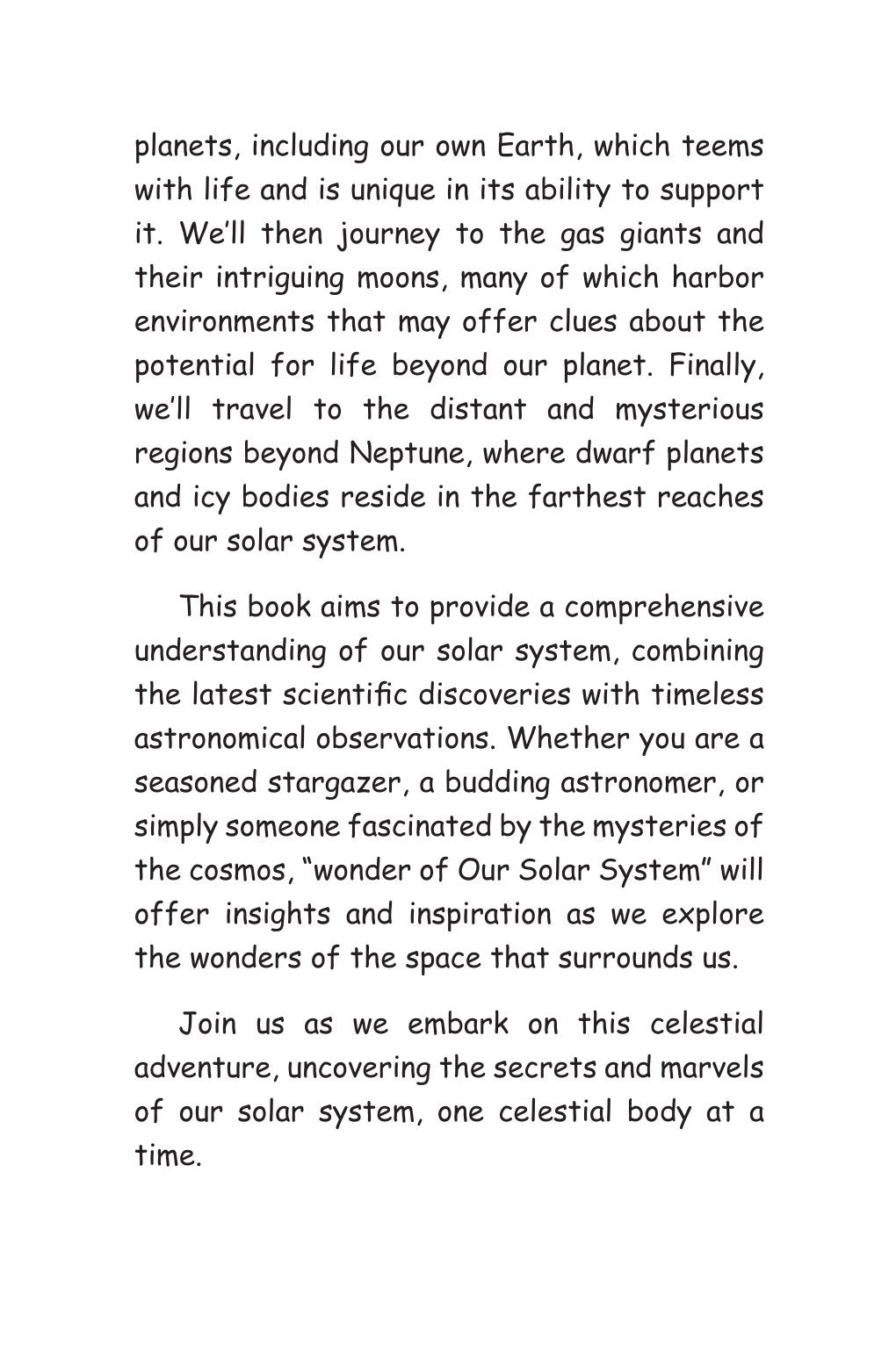Wonders Of Our Solar System