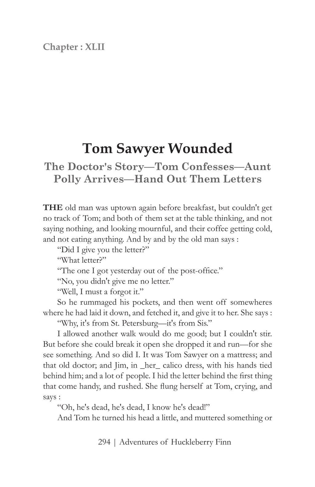 The Adventures Of Huckleberry Finn By Mark Twain