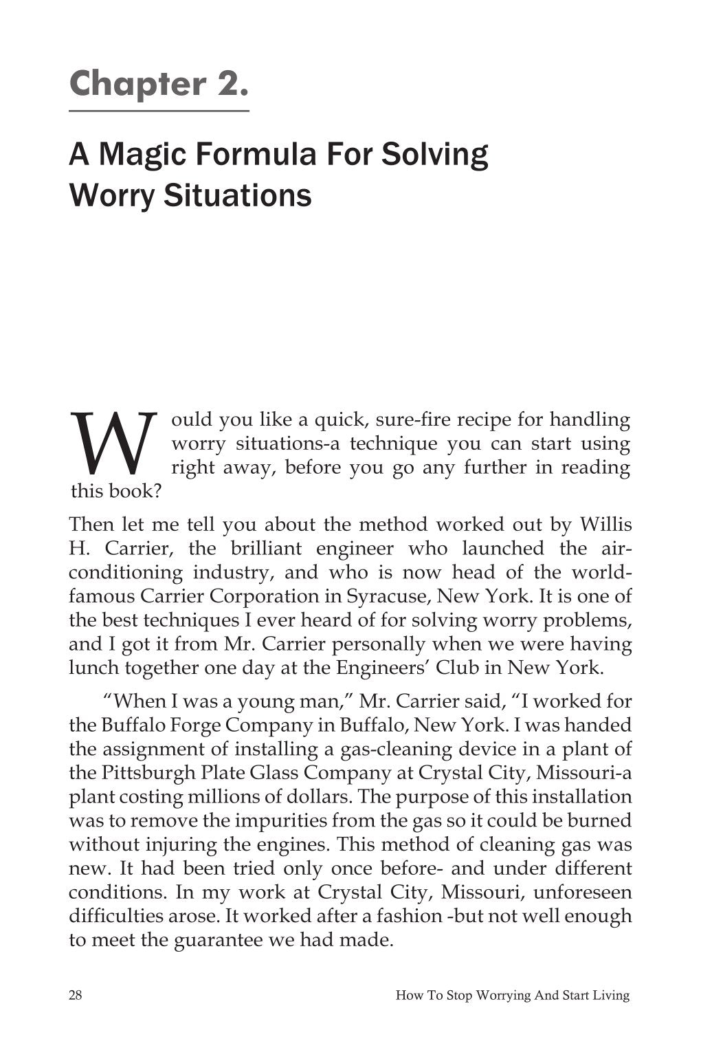 How To Stop Worrying And Start Living By Dale Carnegie