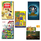Complete Family Reading Collection – 5 Books for All Ages | Isaac Newton, Champak Story Box Part 1, Great Astronomers, Ootpatang & Phool Padh Rahe Hai