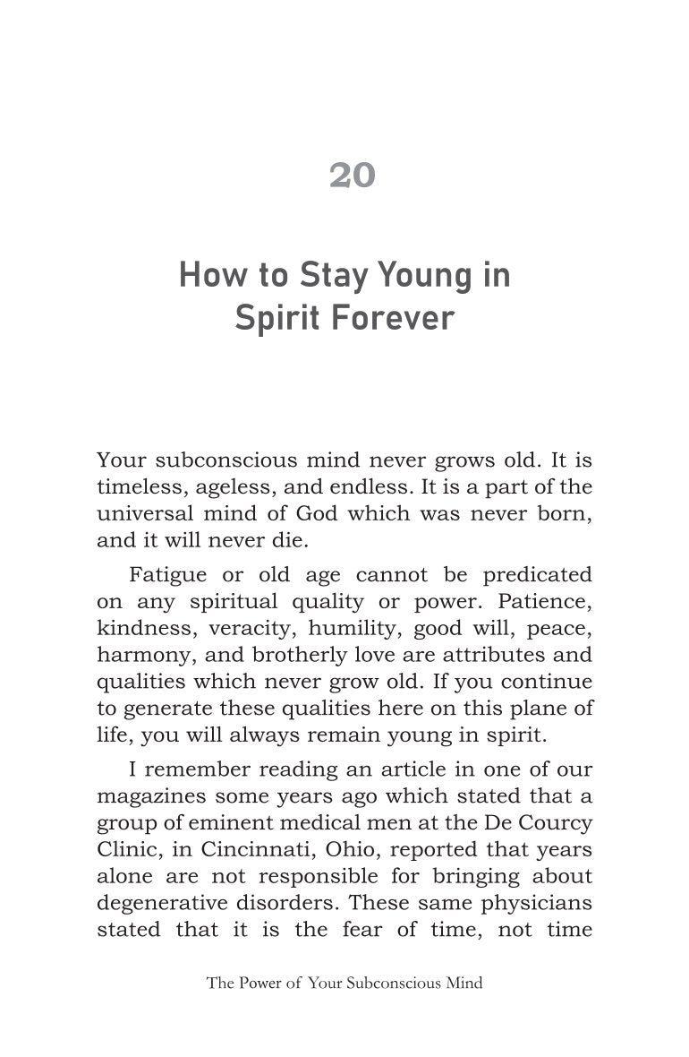The Power Of Your Subconscious Mind