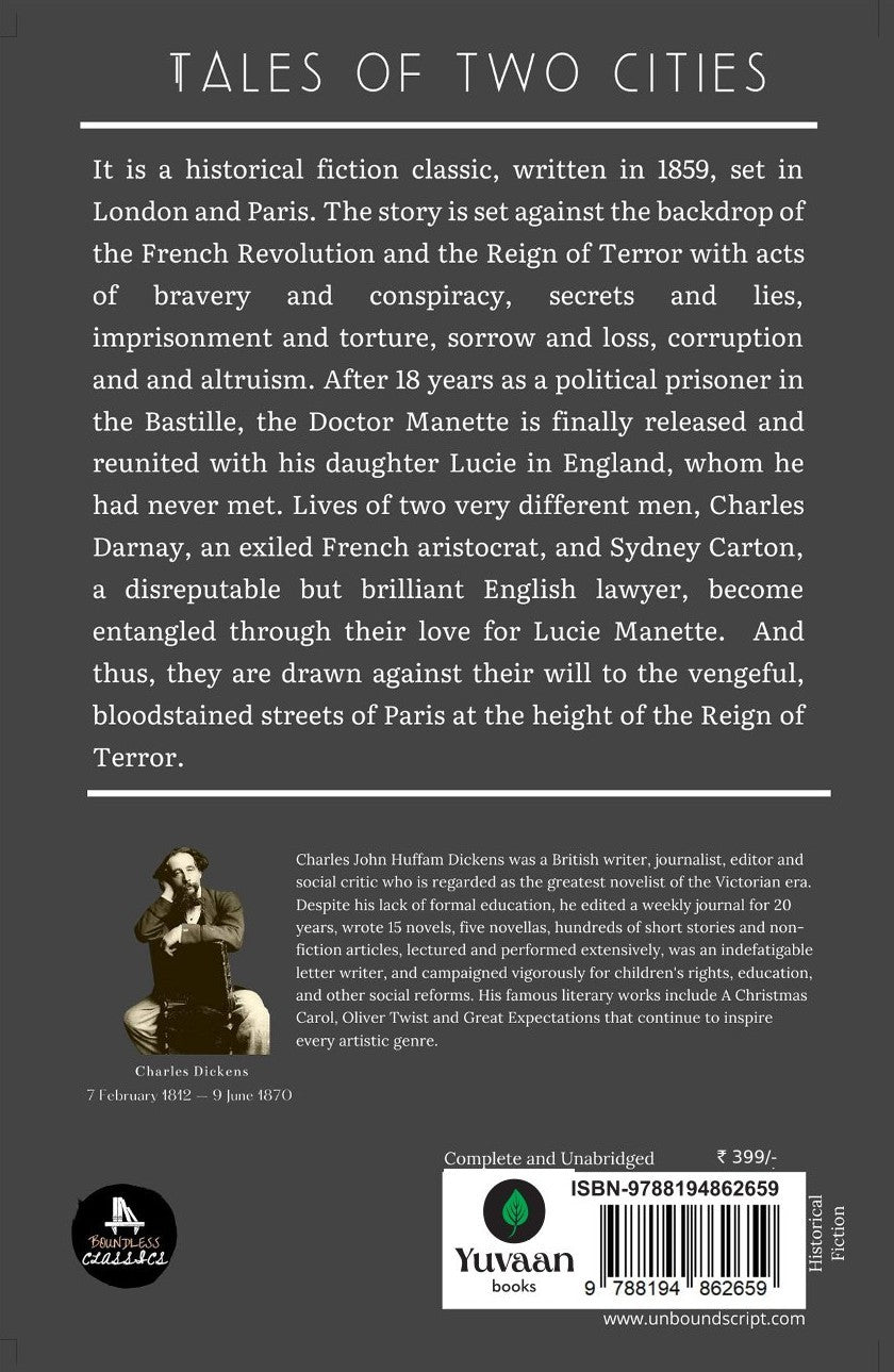 Tales Of Two Cities By Charles Dickens