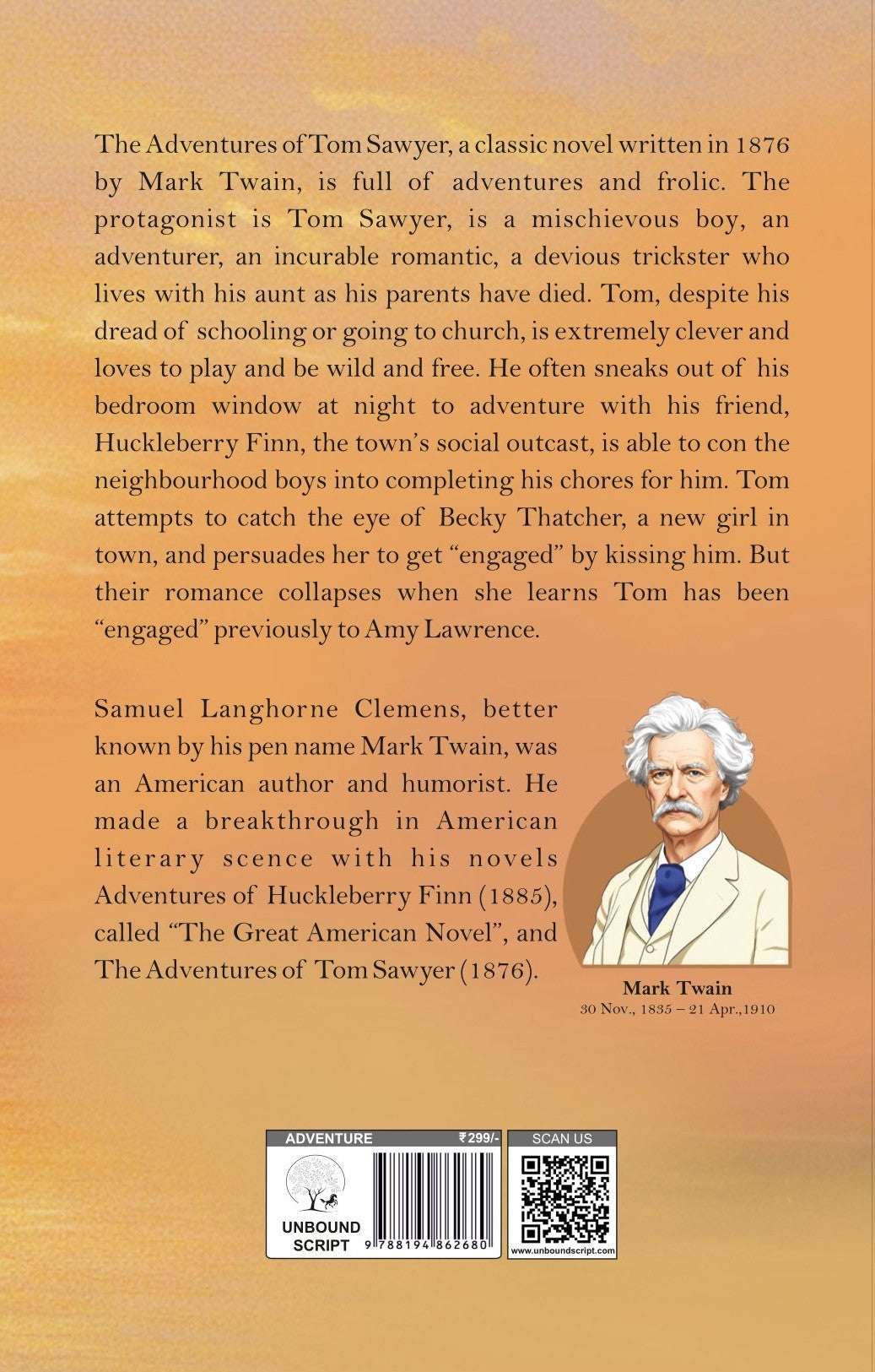 The Adventures Of Tom Sawyer By Mark Twain