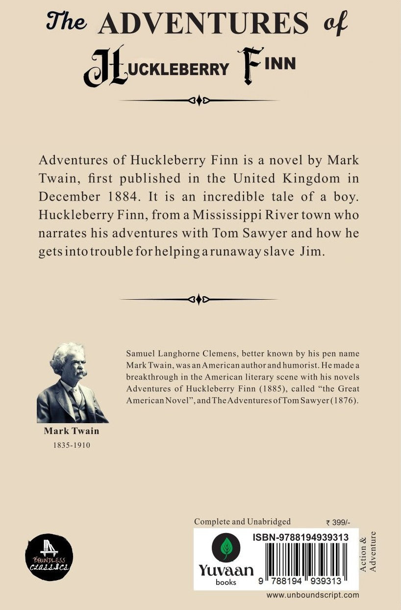 The Adventures Of Huckleberry Finn By Mark Twain