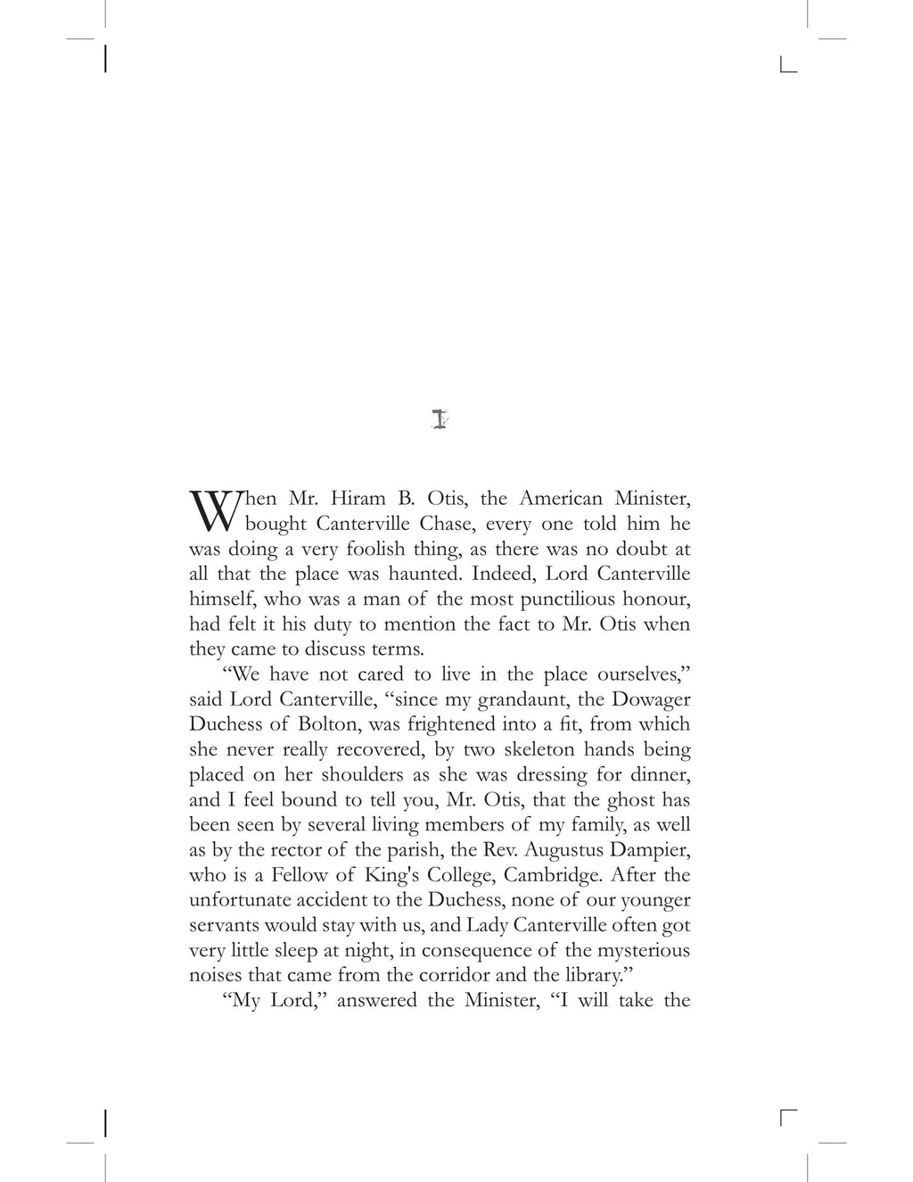 The Canterville Ghost By Oscar Wilde