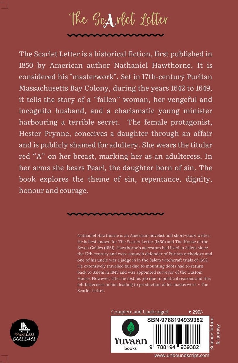 The Scarlet Letter By Nathaniel Hawthorne