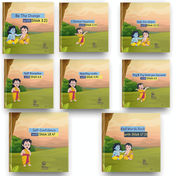 Shloks Set of 8 For Kids - Gita Revolution By Swati Garg
