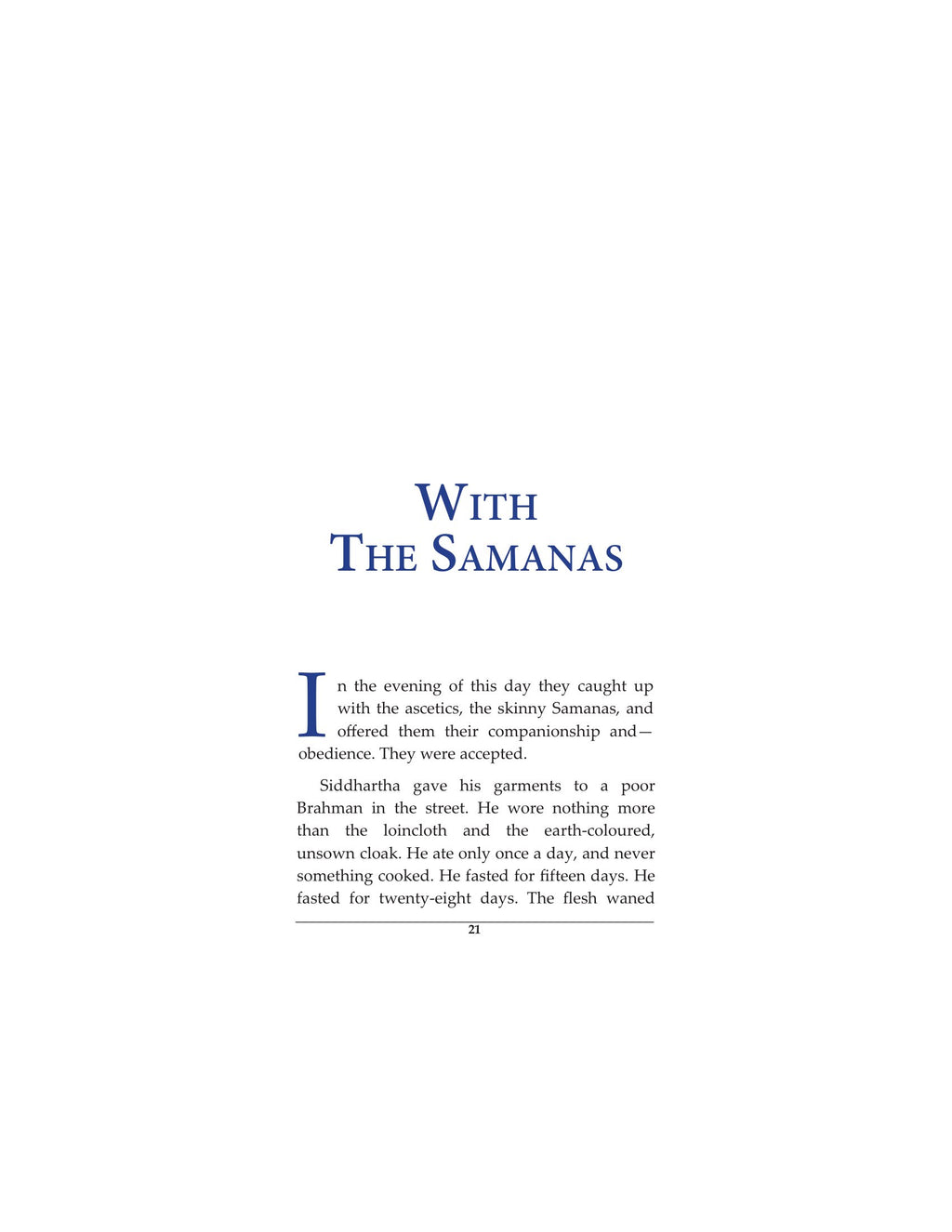 SIDDHARTHA An Indian Tale