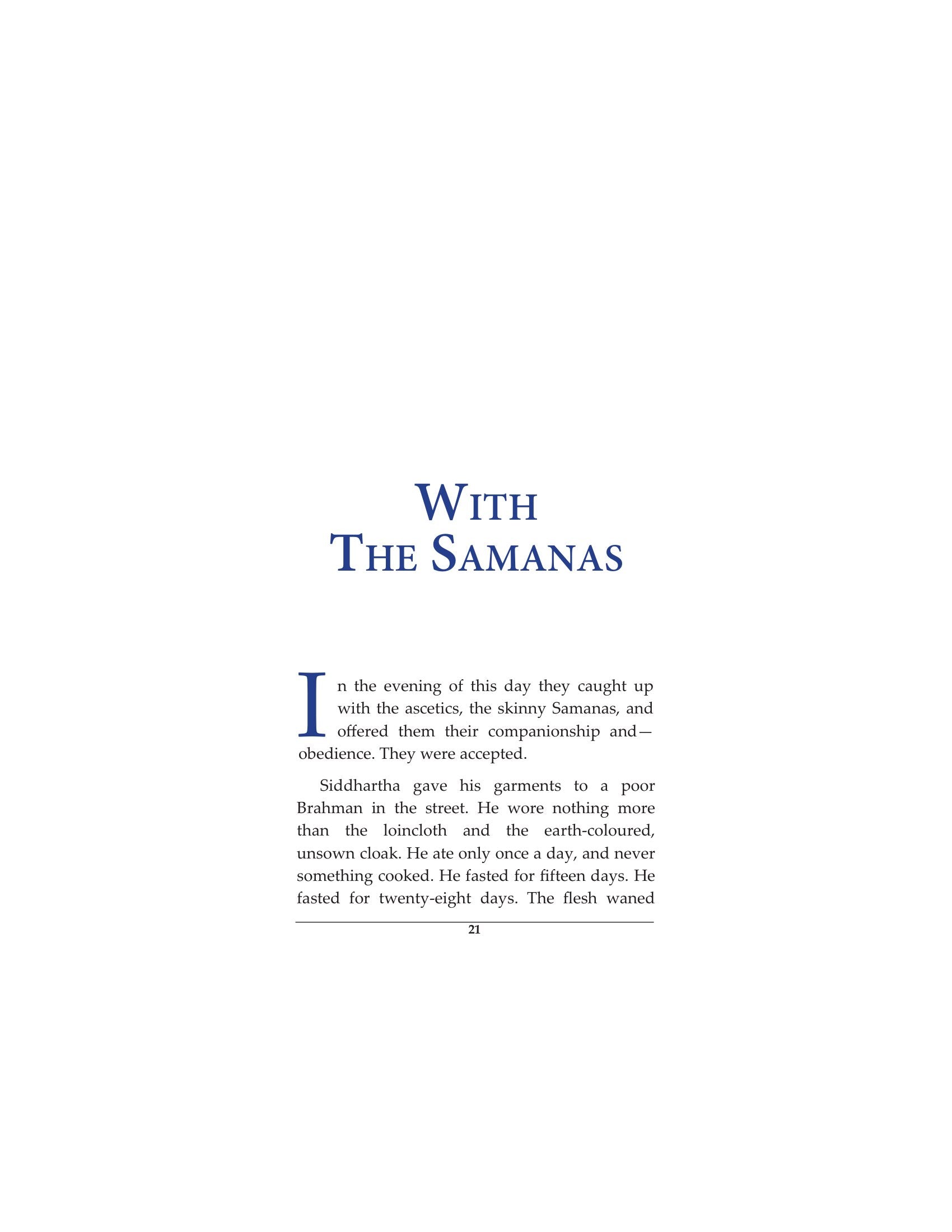 SIDDHARTHA An Indian Tale