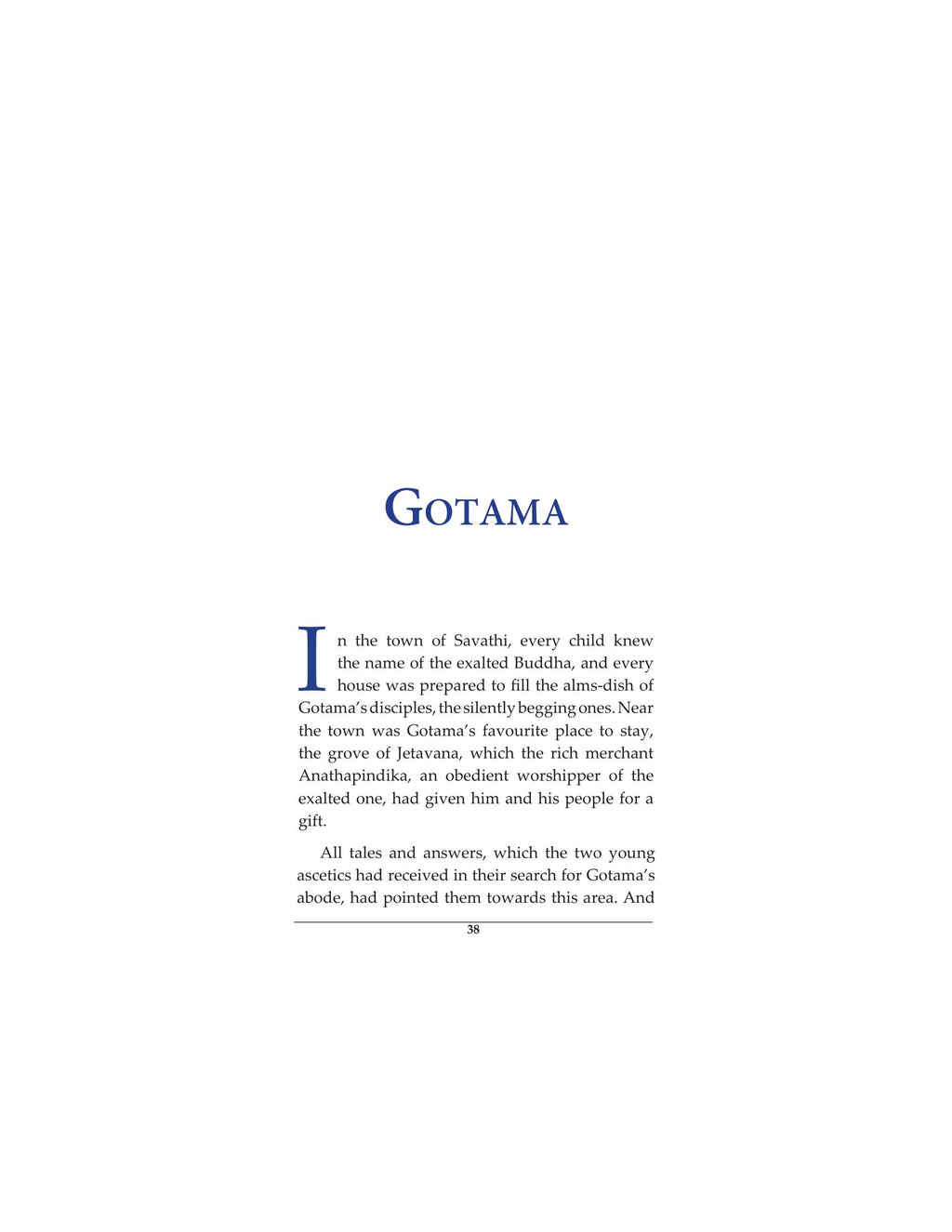 SIDDHARTHA An Indian Tale