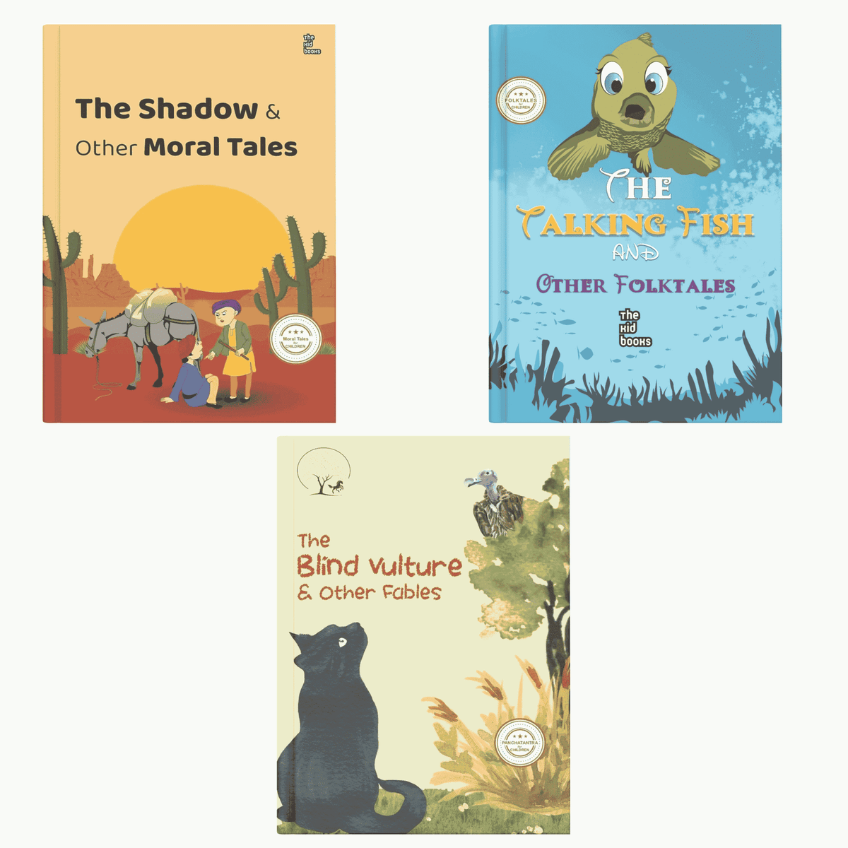 The Shadow & Other Moral Tales + The Talking Fish and Other Folktales + The Blind Vulture & Other Fables